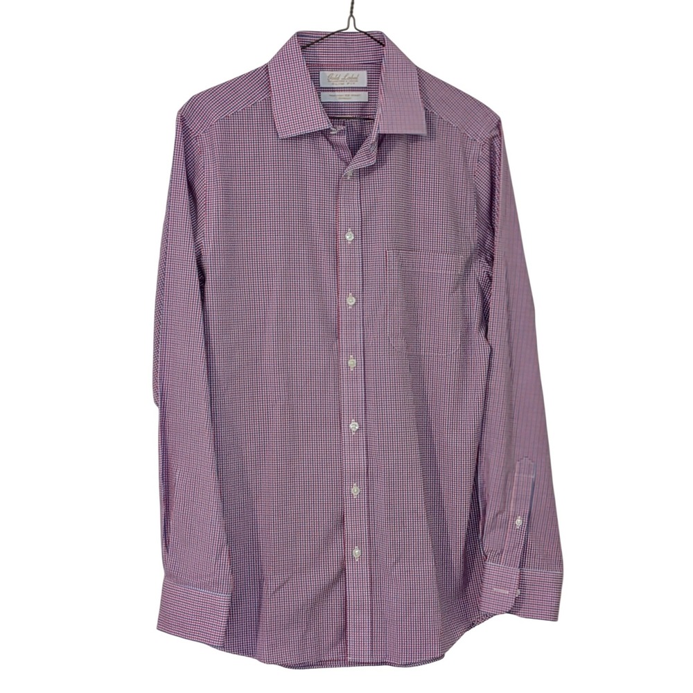 Roundtree & Yorke Gold Label Slim Fit Men's Dress Shirt Non-Iron Size 15 33